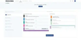 Prescreen screenshot