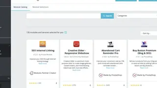PrestaShop screenshot