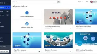Prezi screenshot