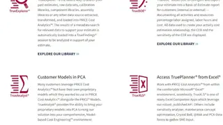 PRICE Cost Analytics (PCA) screenshot