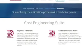 PRICE Cost Analytics (PCA) screenshot