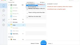 Primo iPhone Data Recovery screenshot