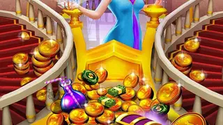 Princess Gold Coin Party Dozer screenshot