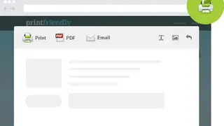 Print Friendly & PDF screenshot