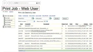 Print Job Manager screenshot