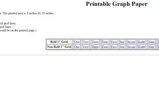 Printable Graph Paper screenshot