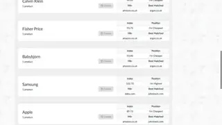 Prisync Repricing Software screenshot