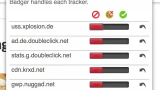 Privacy Badger screenshot