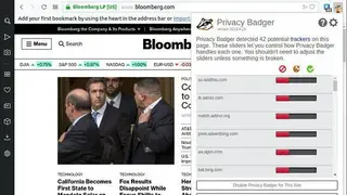 Privacy Badger screenshot