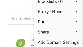Privacy Browser screenshot