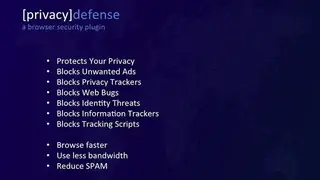 Privacy Defense – Fast, private browsing screenshot