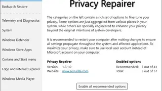 Privacy Repairer screenshot