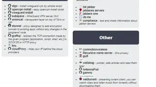 PrivacyToolsList screenshot