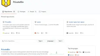 PrivateBin screenshot