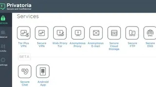 Privatoria VPN Tor screenshot