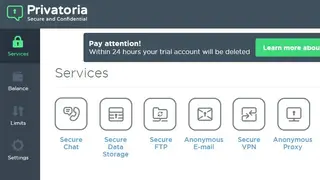 Privatoria VPN Tor screenshot