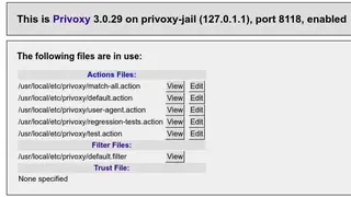 Privoxy screenshot
