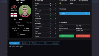 Pro Rugby Manager screenshot