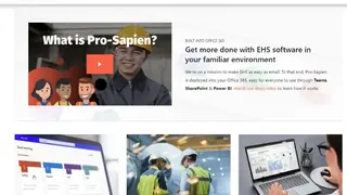 Pro-Sapien EHS Software on Office 365 screenshot