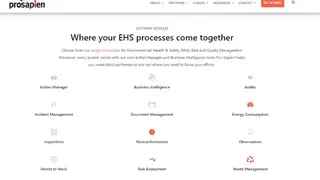 Pro-Sapien EHS Software on Office 365 screenshot