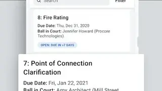 Procore screenshot