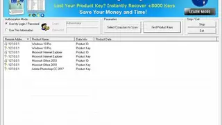 Product Key Explorer screenshot