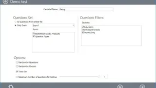 ProfExam Simulator screenshot