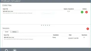 ProfExam Simulator screenshot
