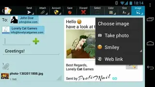 ProfiMail screenshot