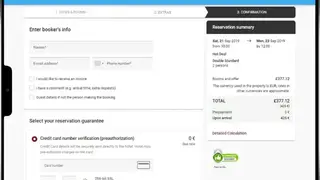 Profitroom Booking Engine screenshot