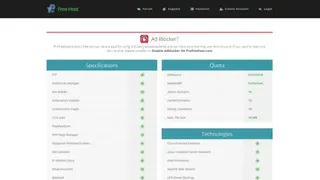 ProFreeHost screenshot
