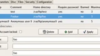 ProFTPD screenshot