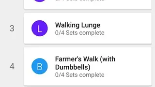 Progression Workout Tracker screenshot
