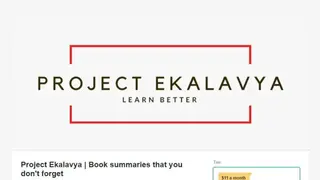 Project Ekalavya screenshot