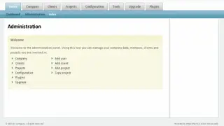 ProjectPier screenshot