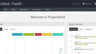ProjectSend screenshot