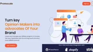 Promocate screenshot