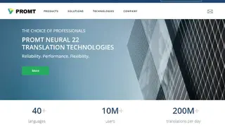 PROMT Translator screenshot