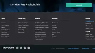 ProofPoint Archiving and Compliance screenshot