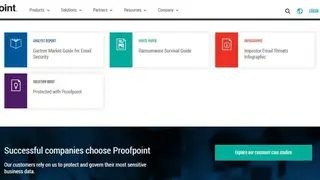 Proofpoint Email Protection screenshot