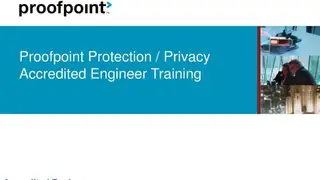Proofpoint Enterprise Privacy Suite screenshot