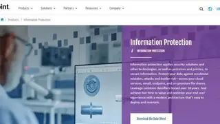 Proofpoint Information Protection screenshot