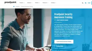 Proofpoint Security Awareness Training screenshot