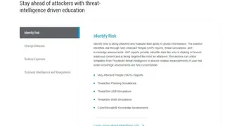 Proofpoint Security Awareness Training screenshot