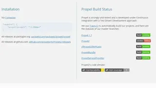 PropelORM screenshot