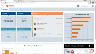 Prophix screenshot