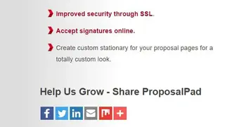 ProposalPad screenshot