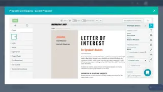 Proposify screenshot