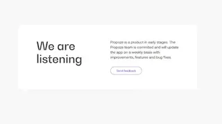 Propoze screenshot