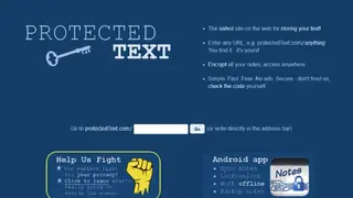 Protectedtext screenshot